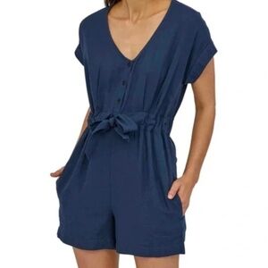 Patagonia Romper Stone Blue Organic Cotton New (NWT)